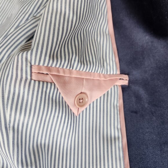 NWOT J. Crew Velvet Parke Blazer Blue - Picture 3 of 12